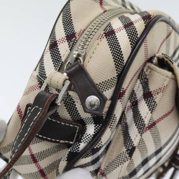 BURBERRY Nova Check Shoulder Bag Canvas Leather Beige Brown Auth hk1649 - Picture 16 of 16